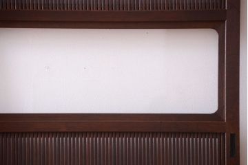 古民具・骨董　高級品　ガラス帯の万本格子戸