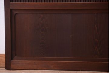 古民具・骨董　高級品　ガラス帯の万本格子戸