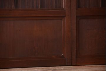 古民具・骨董　高級品　ガラス帯の万本格子戸