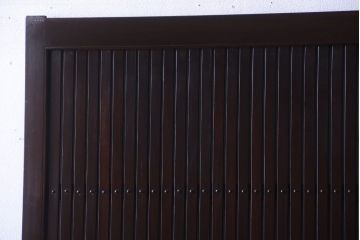 古民具・骨董　明治〜大正　アンティーク格子戸2枚セット