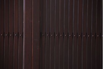 古民具・骨董　明治〜大正　アンティーク格子戸2枚セット