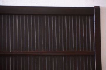 古民具・骨董　明治〜大正　アンティーク格子戸2枚セット