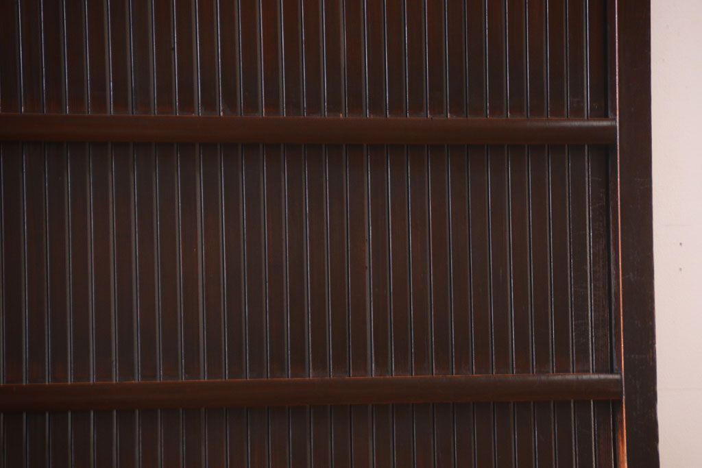 古民具・骨董　明治〜大正　アンティーク格子戸2枚セット