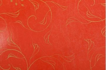 アンティーク雑貨　和製アンティーク　昭和初期　輪島朱塗　木製丸盆　2枚セット(2)