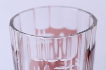 アンティーク雑貨　アンティーク　昭和初期　切子コップ　5個セット(ガラス・氷コップ)