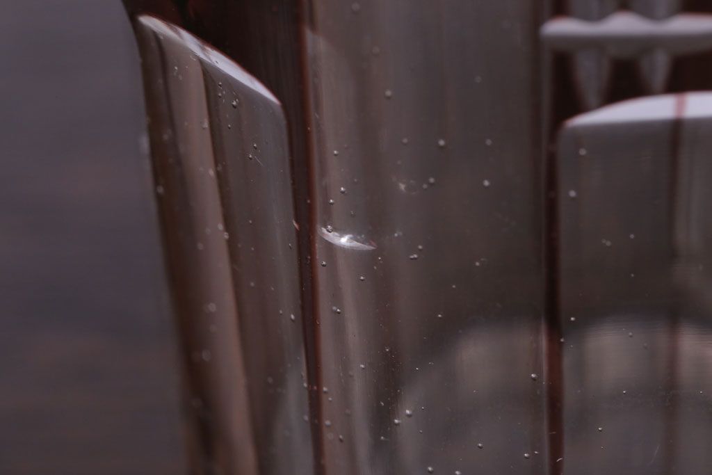 アンティーク雑貨　アンティーク　昭和初期　切子コップ　5個セット(ガラス・氷コップ)