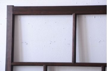 古民具・骨董　すりガラス入り!アンティークガラス戸(2)