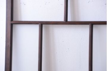 古民具・骨董　すりガラス入り!アンティークガラス戸(2)