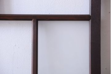 古民具・骨董　すりガラス入り!アンティークガラス戸(2)