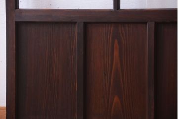 古民具・骨董　すりガラス入り!アンティークガラス戸(2)