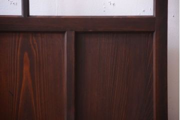 古民具・骨董　すりガラス入り!アンティークガラス戸(2)