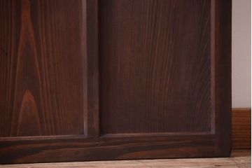 古民具・骨董　すりガラス入り!アンティークガラス戸(2)