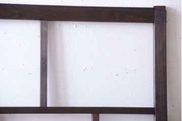 古民具・骨董　すりガラス入り!アンティークガラス戸(2)