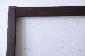 古民具・骨董　すりガラス入り!アンティークガラス戸(2)