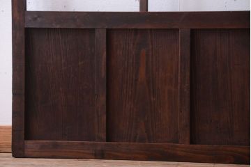 古民具・骨董　すりガラス入り!アンティークガラス戸(2)