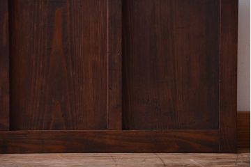 古民具・骨董　すりガラス入り!アンティークガラス戸(2)