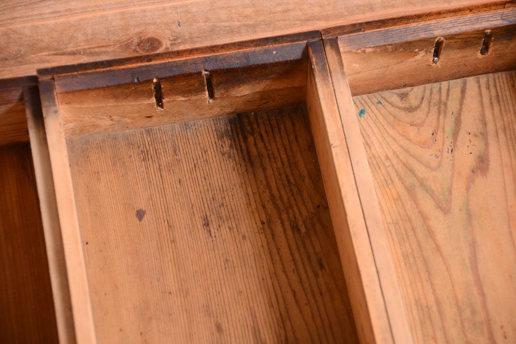 アンティーク家具　古民具・骨董　大正〜昭和期　六尺水屋箪笥サイドボード