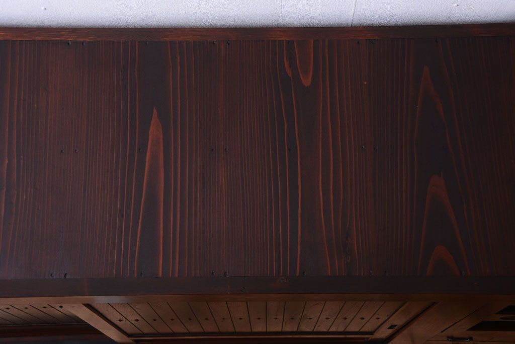 アンティーク家具　古民具・骨董　大正〜昭和期　六尺水屋箪笥サイドボード