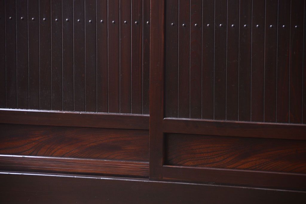 アンティーク家具　古民具・骨董　大正〜昭和期　六尺水屋箪笥サイドボード