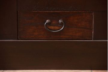 アンティーク家具　古民具・骨董　大正〜昭和期　六尺水屋箪笥サイドボード