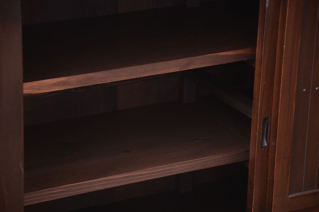 アンティーク家具　古民具・骨董　大正〜昭和期　六尺水屋箪笥サイドボード