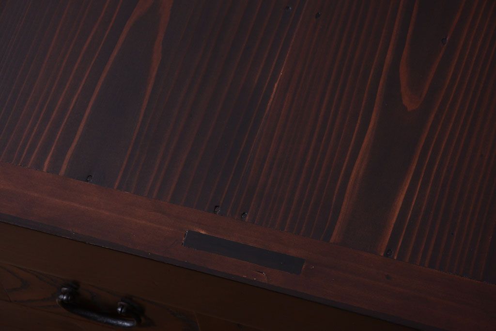 アンティーク家具　古民具・骨董　明治　アンティーク水屋箪笥サイドボード(テレビボード)