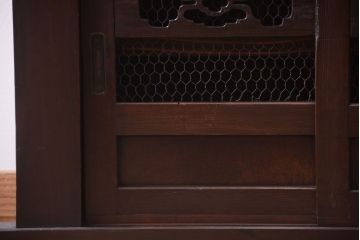 アンティーク家具　古民具・骨董　明治　アンティーク水屋箪笥サイドボード(テレビボード)