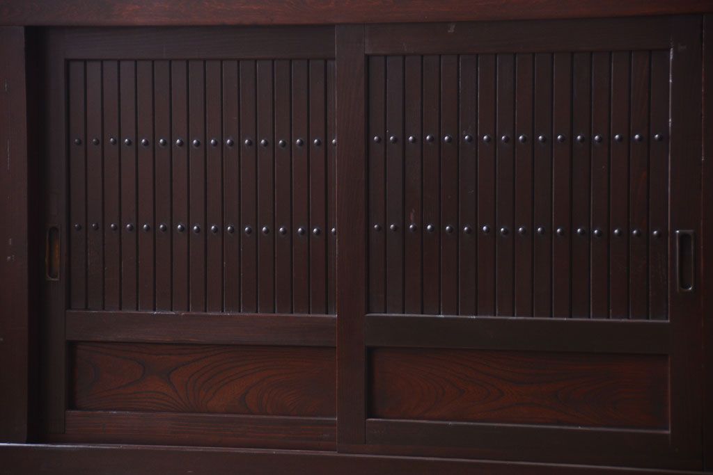 アンティーク家具　古民具・骨董　明治　アンティーク水屋箪笥サイドボード(テレビボード)