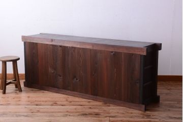 アンティーク家具　古民具・骨董　明治　アンティーク水屋箪笥サイドボード(テレビボード)