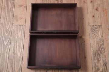 中古　日光彫　高級!手彫りの小引き出し