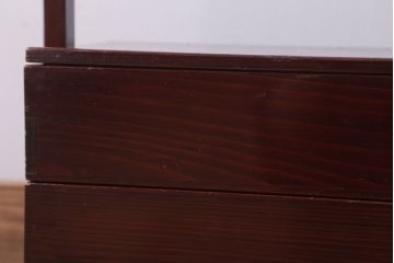 アンティーク雑貨　古民具・骨董　大正　漆塗りの古い岡持ち