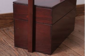 アンティーク雑貨　古民具・骨董　大正　漆塗りの古い岡持ち