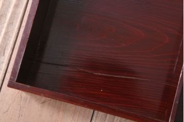 アンティーク雑貨　古民具・骨董　大正　漆塗りの古い岡持ち