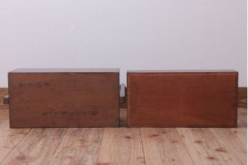 アンティーク雑貨　古民具・骨董　大正　漆塗りの古い岡持ち