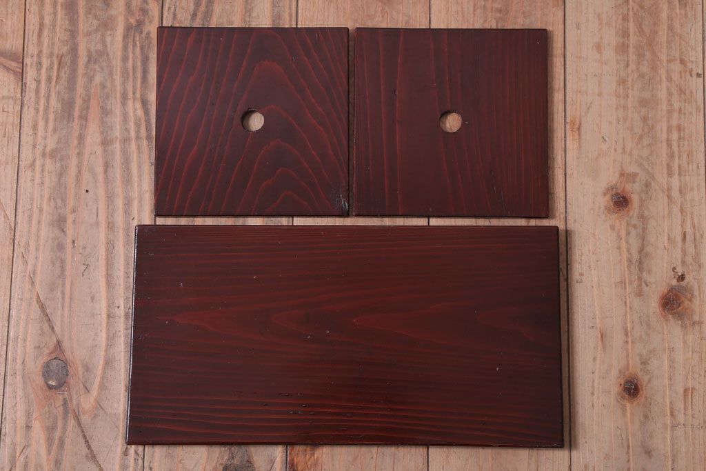 アンティーク雑貨　古民具・骨董　大正　漆塗りの古い岡持ち