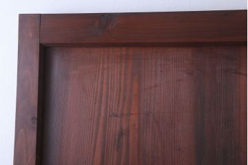 アンティーク　古い木製の折れ戸(折りたたみドア・フォールディングドア)(1)