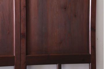 アンティーク　古い木製の折れ戸(折りたたみドア・フォールディングドア)(1)