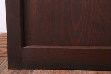 アンティーク　古い木製の折れ戸(折りたたみドア・フォールディングドア)(1)