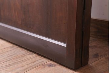 アンティーク　古い木製の折れ戸(折りたたみドア・フォールディングドア)(1)