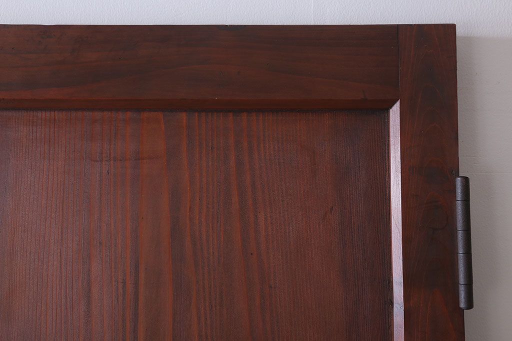 アンティーク　古い木製の折れ戸(折りたたみドア・フォールディングドア)(1)