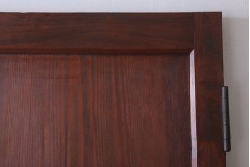 アンティーク　古い木製の折れ戸(折りたたみドア・フォールディングドア)(1)