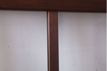 アンティーク　古い木製の折れ戸(折りたたみドア・フォールディングドア)(1)