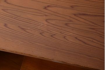 レトロ家具　昭和レトロ　古い木製のシンプルな飾り棚(茶棚)