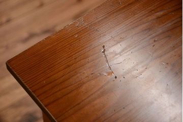 レトロ家具　昭和レトロ　古い木製のシンプルな飾り棚(茶棚)