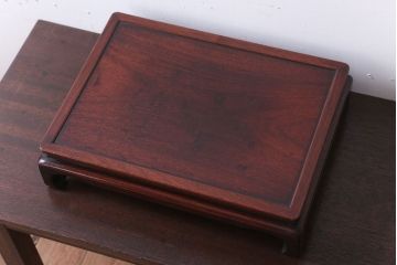 アンティーク雑貨　古民具・骨董　唐木材!古い紫檀材のアンティーク花台(ディスプレイ台)