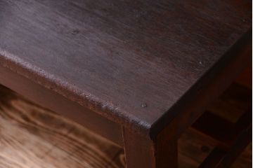 【K様ご成約済み】昭和レトロ　シンプルなアンティークのベンチ(1)