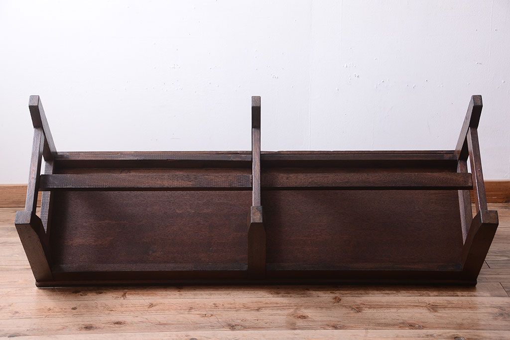 レトロ家具　昭和レトロ　シンプルなアンティークのベンチ(2)