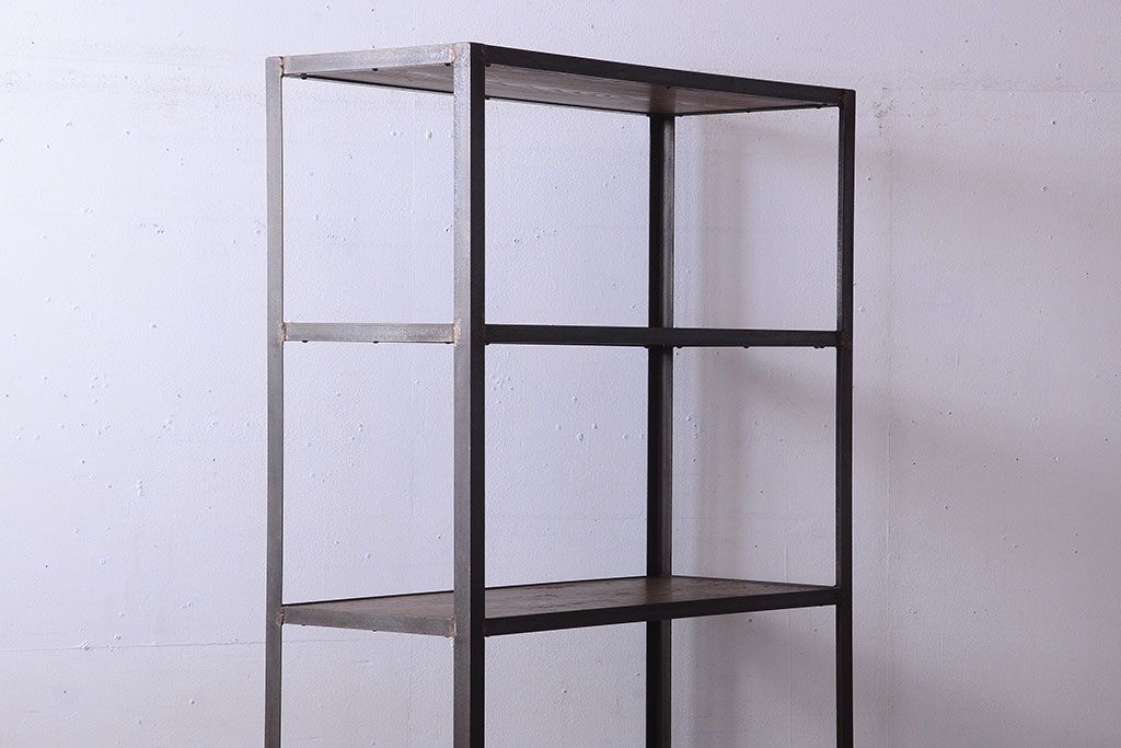 ラフジュ工房オリジナル　シンプルなアイアンラック(1)