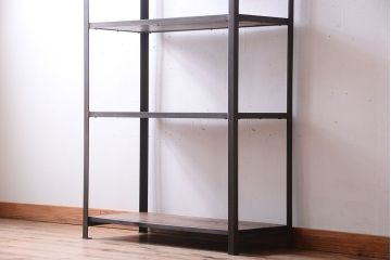 ラフジュ工房オリジナル　シンプルなアイアンラック(1)