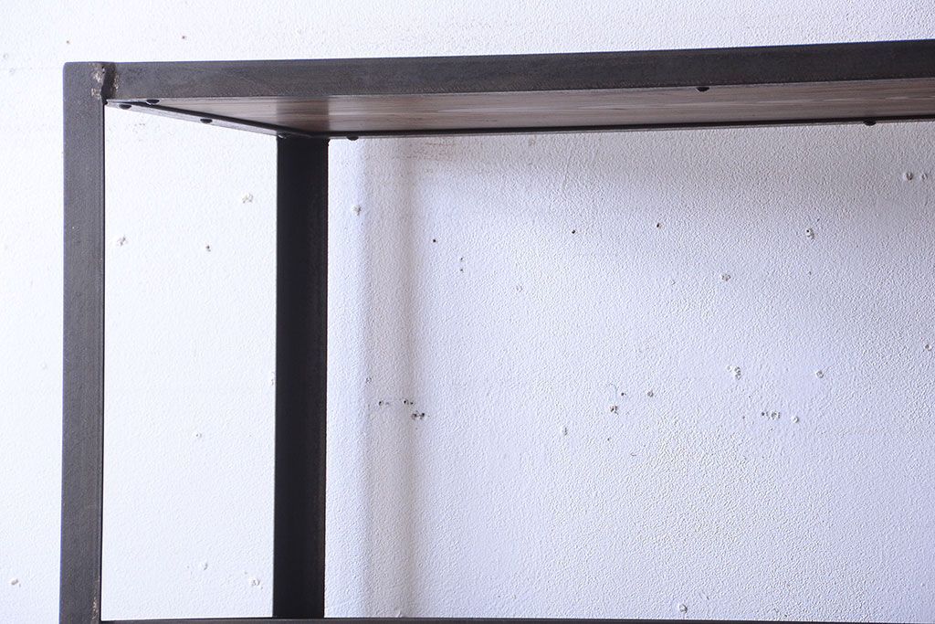 ラフジュ工房オリジナル　シンプルなアイアンラック(1)